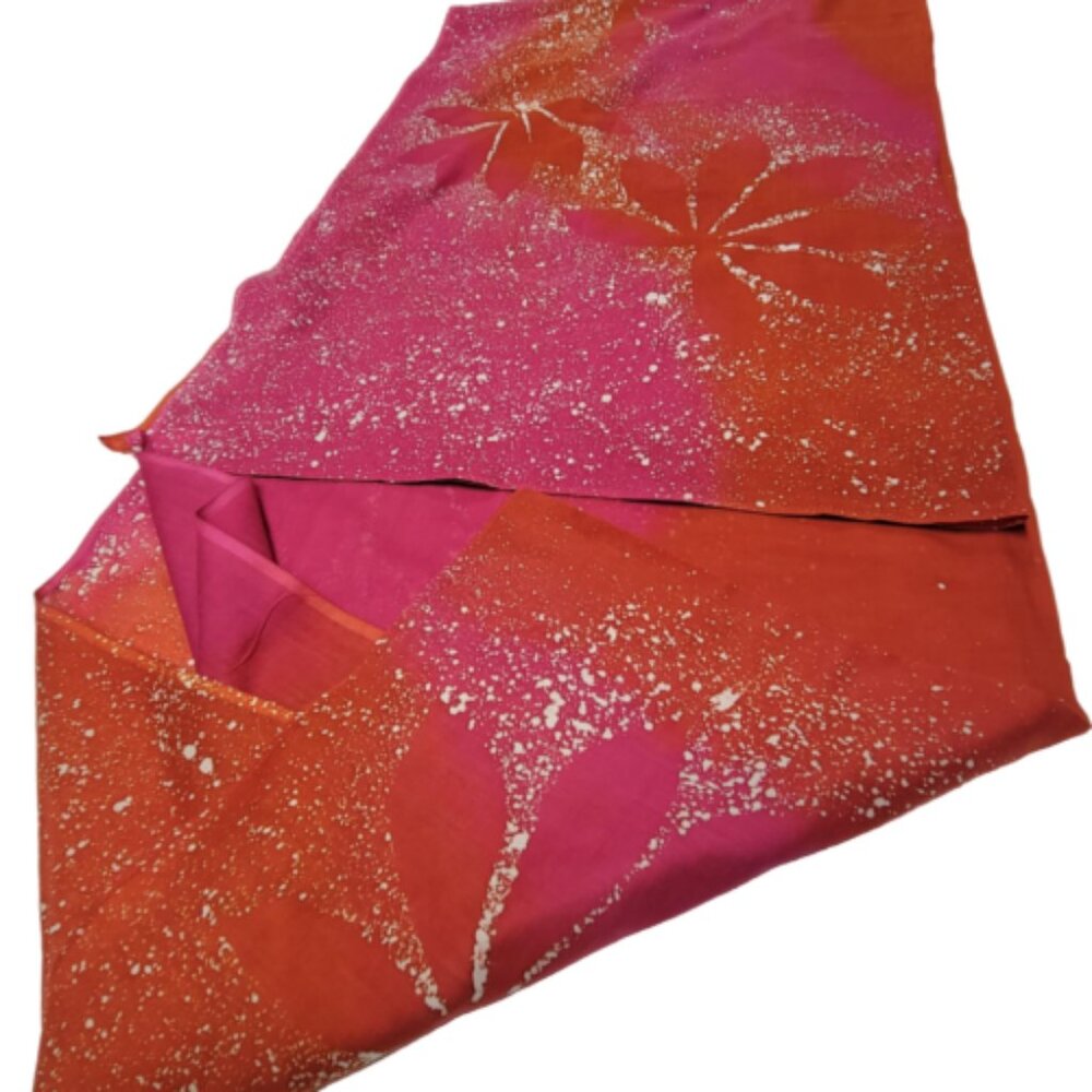 Cover Up Handpainted Cotton Batik Coverups Strapless Dress Wrapskirt Home Accent